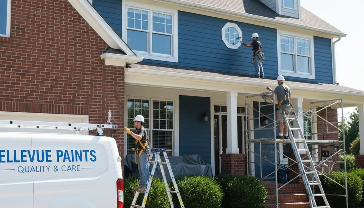 Professional painting crew serving Omaha, NE for interior and exterior residential painting services