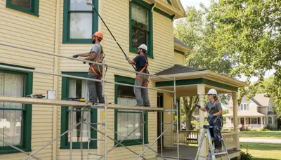 Painting contractors in Omaha, NE delivering professional interior and exterior painting services
