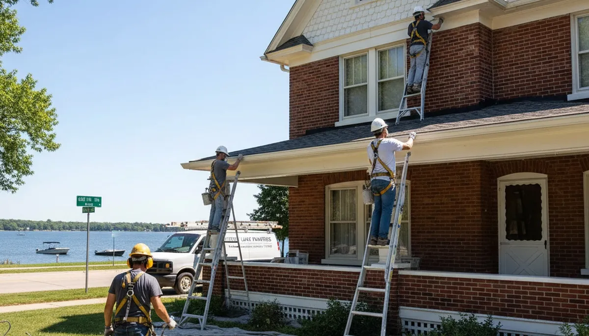Professional painters in Omaha, NE providing interior and exterior painting services