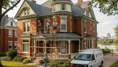 Painting contractors in Omaha, NE delivering professional interior and exterior painting services