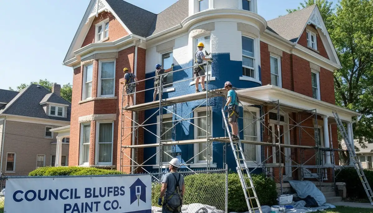 Professional painting team serving Omaha, NE for interior and exterior house painting services