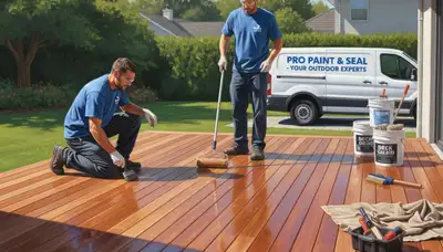 Omaha, NE deck sealing service protecting wood decks from humidity, rain, snow, and freeze-thaw damage
