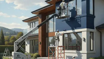 Exterior house painting in Omaha, NE for weather-resistant curb appeal and home protection