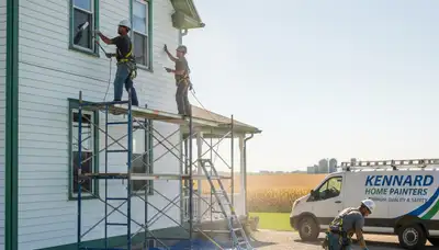 Painting crew serving Omaha, NE, providing professional interior and exterior painting services