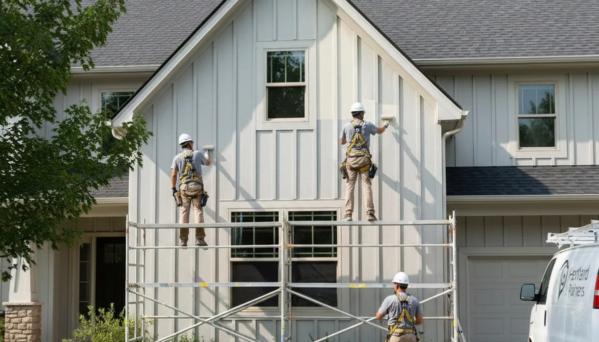 Professional painting team serving Omaha, NE for interior and exterior house painting services