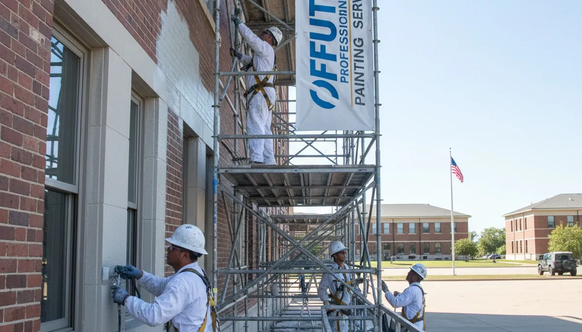 Painter applying interior paint in Omaha, NE for a professional home painting service