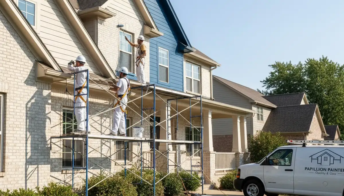 Painting contractor in Omaha, NE providing professional interior and exterior painting services