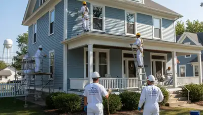 Professional painting contractor serving Omaha, NE for interior and exterior home painting services