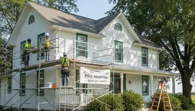 Professional painting crew serving Omaha, NE for interior and exterior house painting services